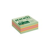 Samolepiaca mini kocka 51x51mm lesný mix pastelových farieb 240 lístkov