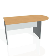 Doplnkový stôl Gate, 160x75,5x80 cm, buk/sivá
