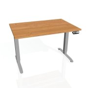 Pracovný stôl Motion, PO, 2S, 180x70,5-120,5x80 cm, jelša/sivá