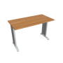 Pracovný stôl Flex, 120x75,5x60 cm, jelša/kov