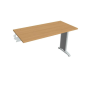 Pracovný stôl Flex, 120x75,5x60 cm, buk/kov
