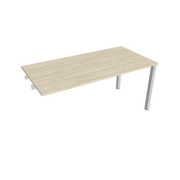 Rokovací stôl Uni k pozdĺ. reťazeniu, 160x75,5x80 cm, agát/sivá