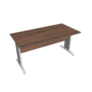 Rokovací stôl Cross, 160x75,5x80 cm, orech/kov