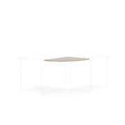 Doplnkový stôl bez nohy BASIC, 80x60x2,2cm, dub Somona