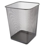 Drôtený kôš 18l hranatý čierny