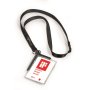 Visačka na plastovú kartu s remienkom DURABLE CARD HOLDER DE LUXE 85x54mm 10ks