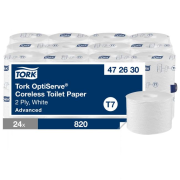 Toaletný papier bezdutinkový advanced 2-vrstv. TORK OptiServe T7