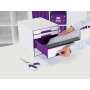 Zásuvkový box Leitz WOW purpurový