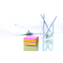 Bloček kocka Post-it 76x76 neónová ružová mix