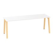 Pracovný stôl ALFA ROOT 200x80cm, biely