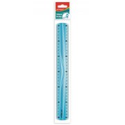 Pravítko KEYROAD 30 cm, ohybné, mix farieb