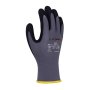 Rukavice pletené, polomáčané DONAU SAFETY Flex, kat. II šedé veľ. 8