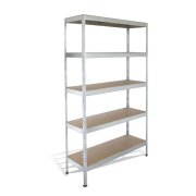 Policový regál s 5 doskovými policami, š.120 x h.40 x v.180 cm