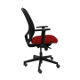 Kancelárska stolička MANDY SYN červená (Bombay 33) + PDH + podrúčky P44