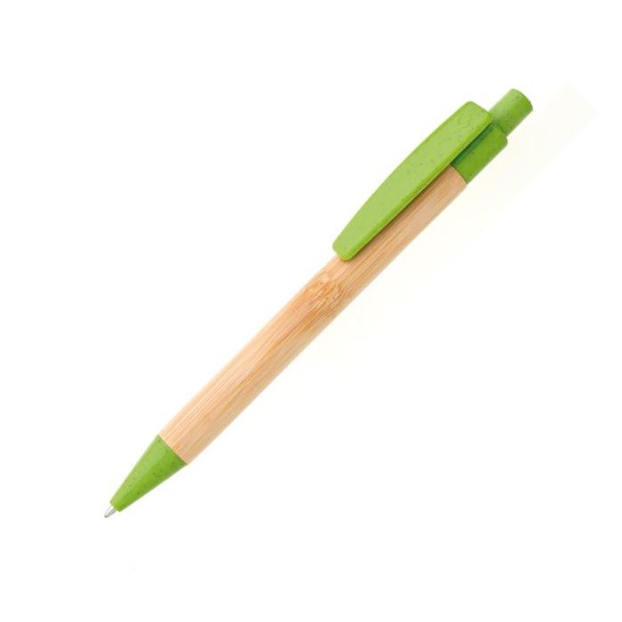 Bambusové pero BORGO STRAW svetlo zelené