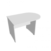 Doplnkový stôl Gate, 120x75,5x80 cm, biely/biely