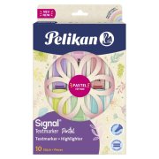 Sada zvýrazňovačov Pelikan Signal pastel 10s